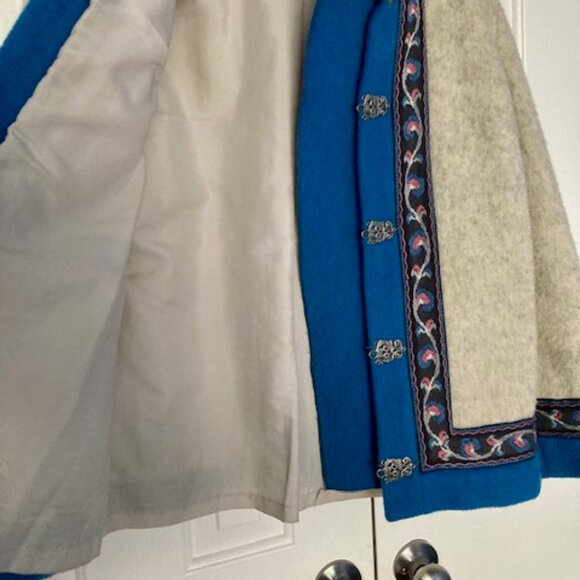 Vintage Evebøfoss Firda Norwegian Wool Coat - Picture 6 of 6